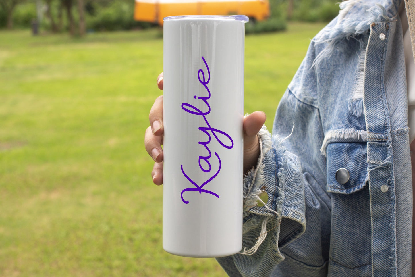 Personalized Script Tumbler