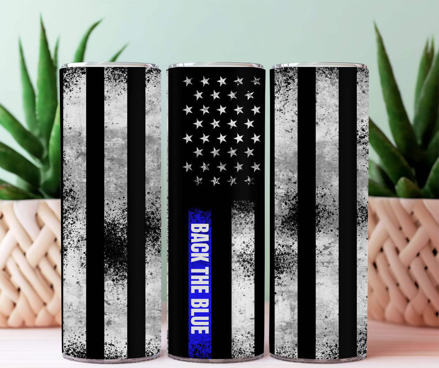 Back the Blue Tumbler