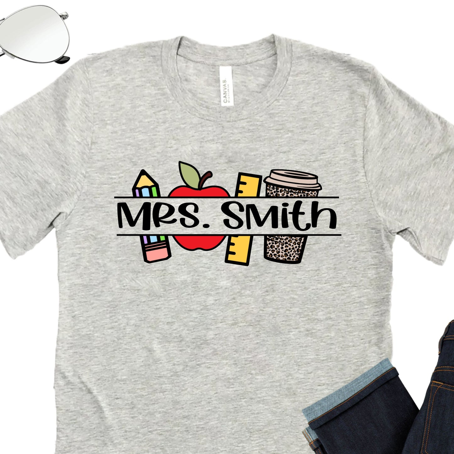 Teacher Icons Personalized Shirt