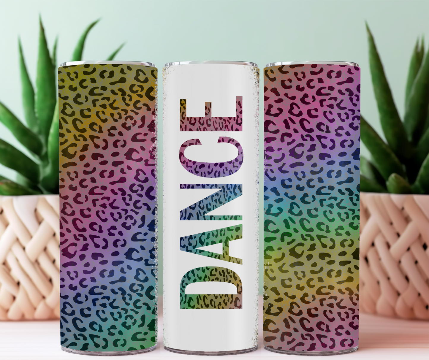 Dance Large Leopard Tumbler
