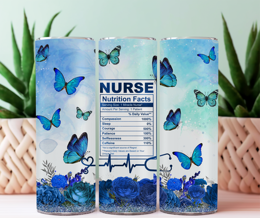 Nurse Nutrition Facts Tumbler