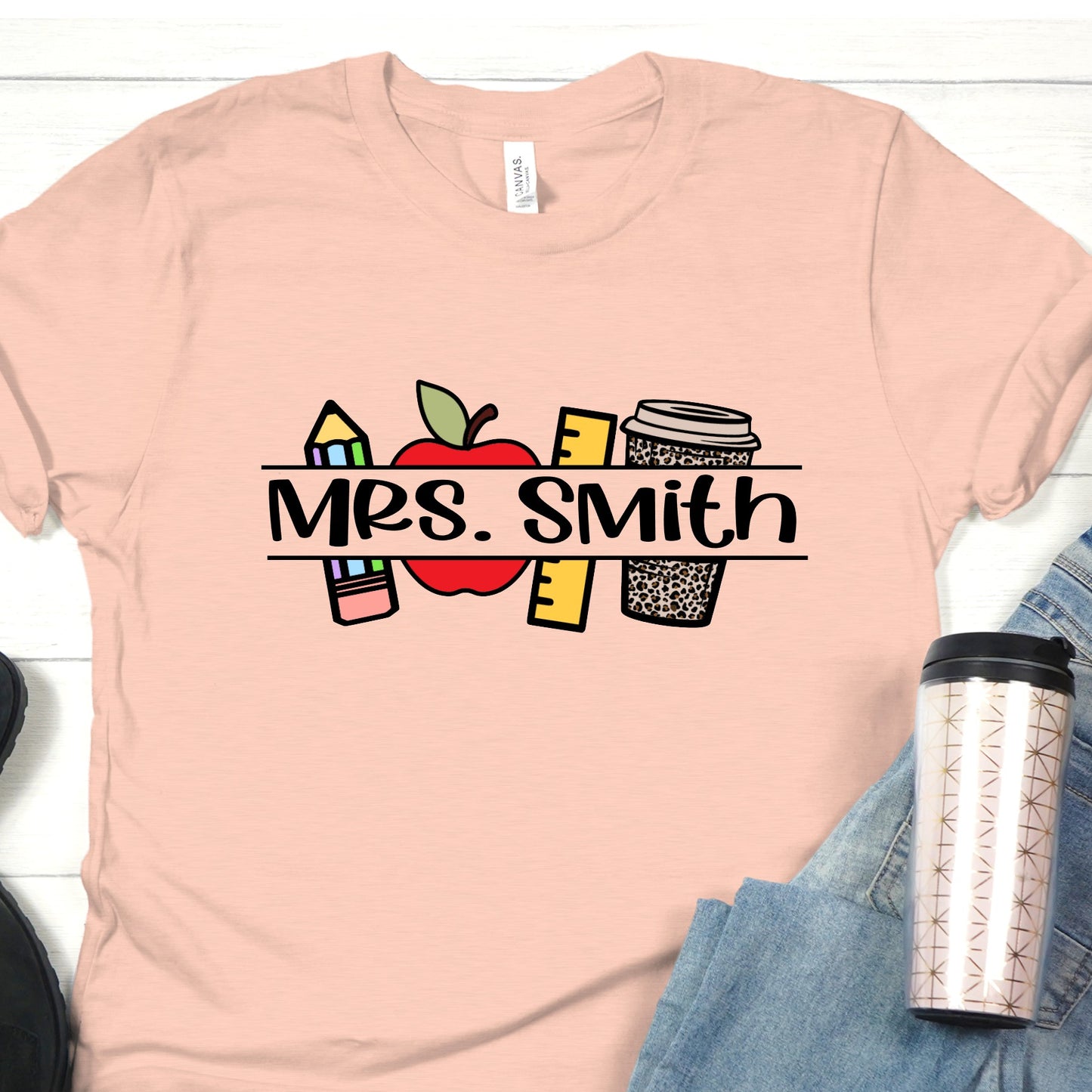 Teacher Icons Personalized Shirt