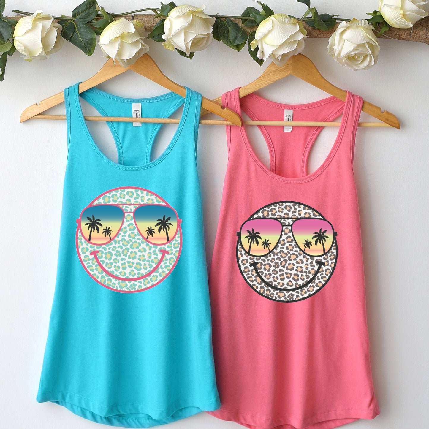 Retro Smiley Face Tank
