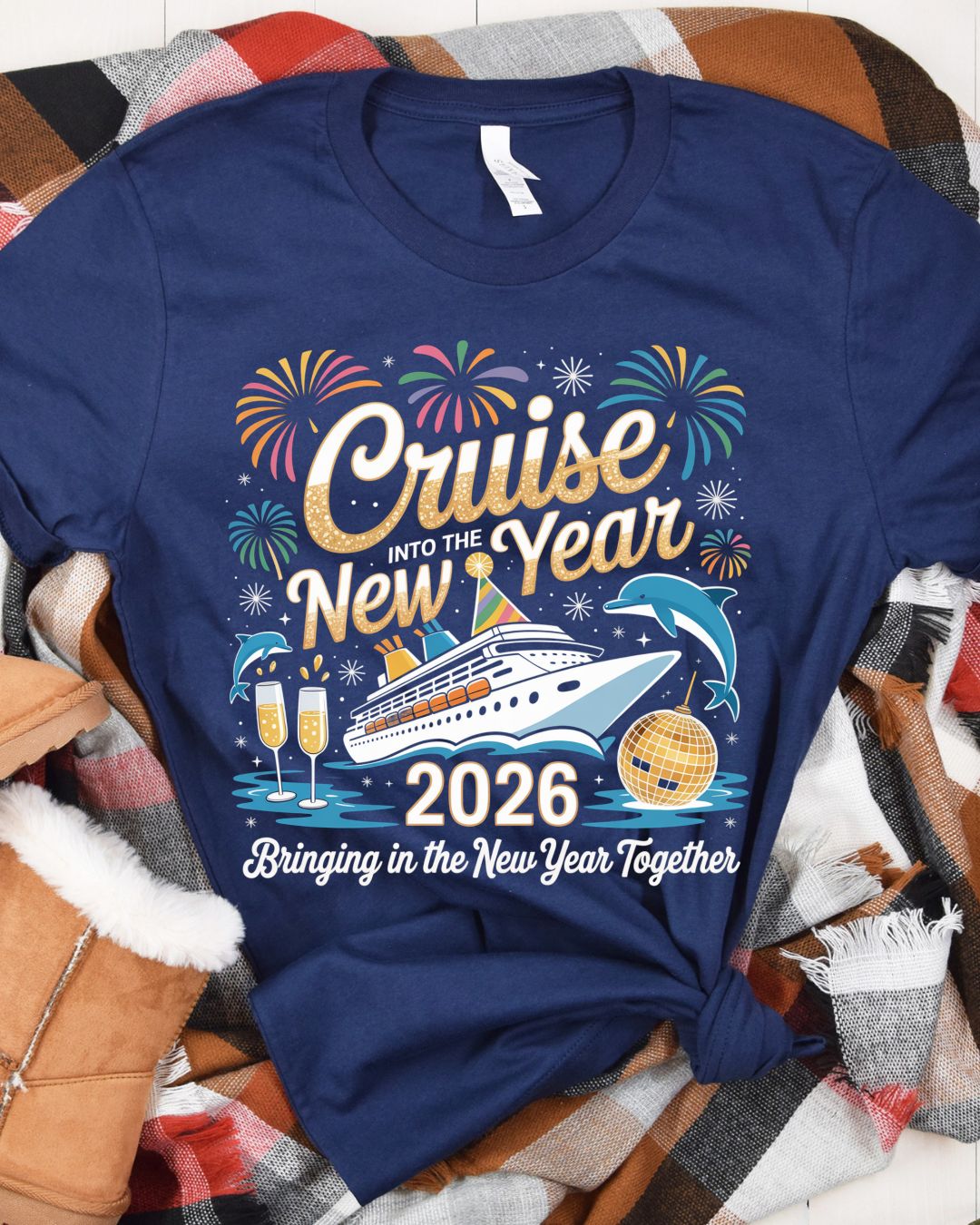 Cruise Into the New Year Together Fireworks