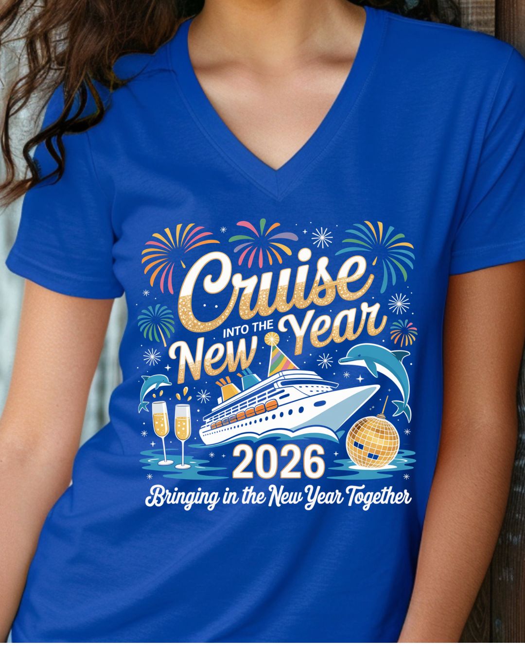 Cruise Into the New Year Together Fireworks
