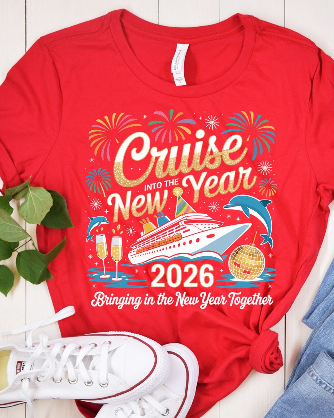 Cruise Into the New Year Together Fireworks