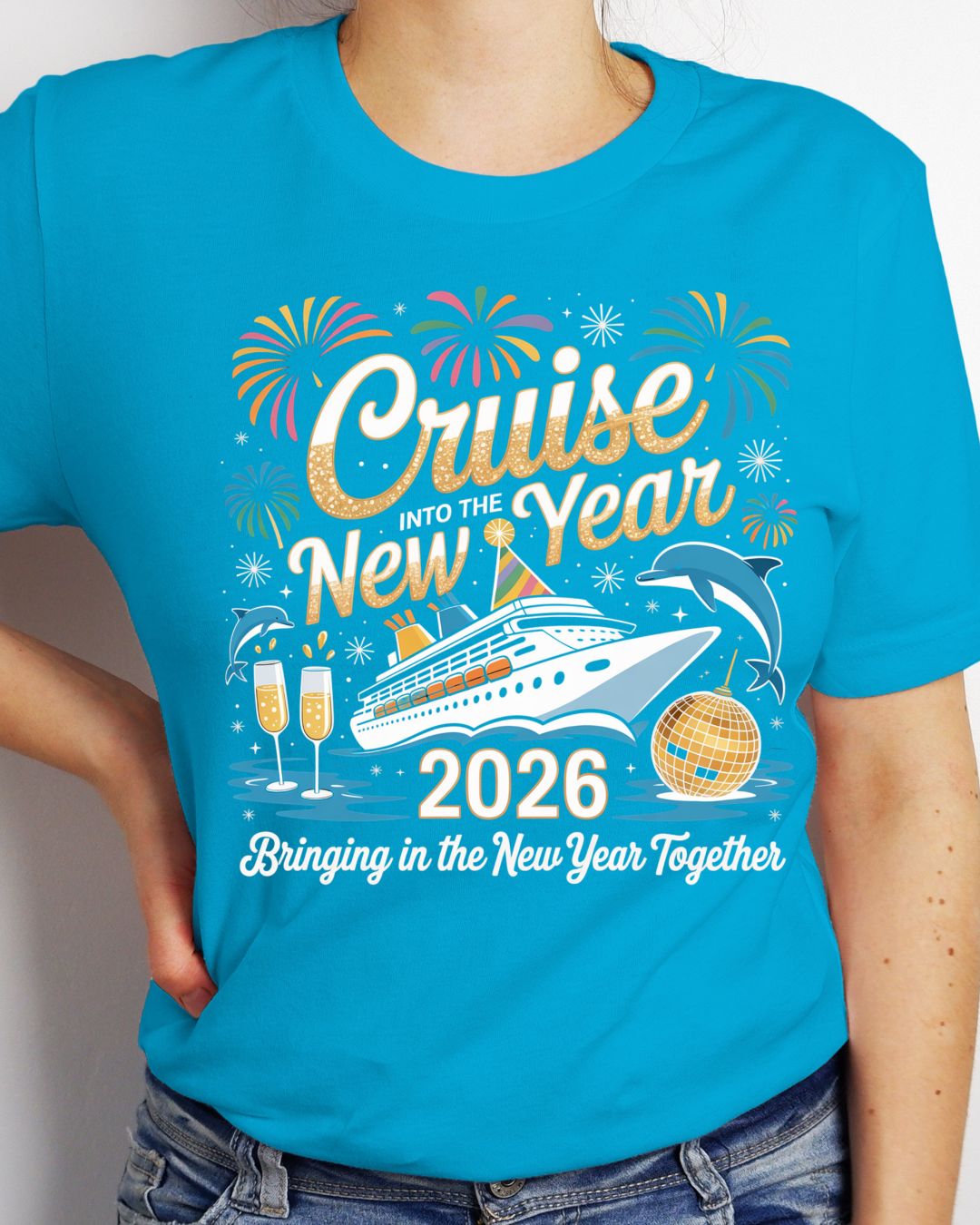 Cruise Into the New Year Together Fireworks