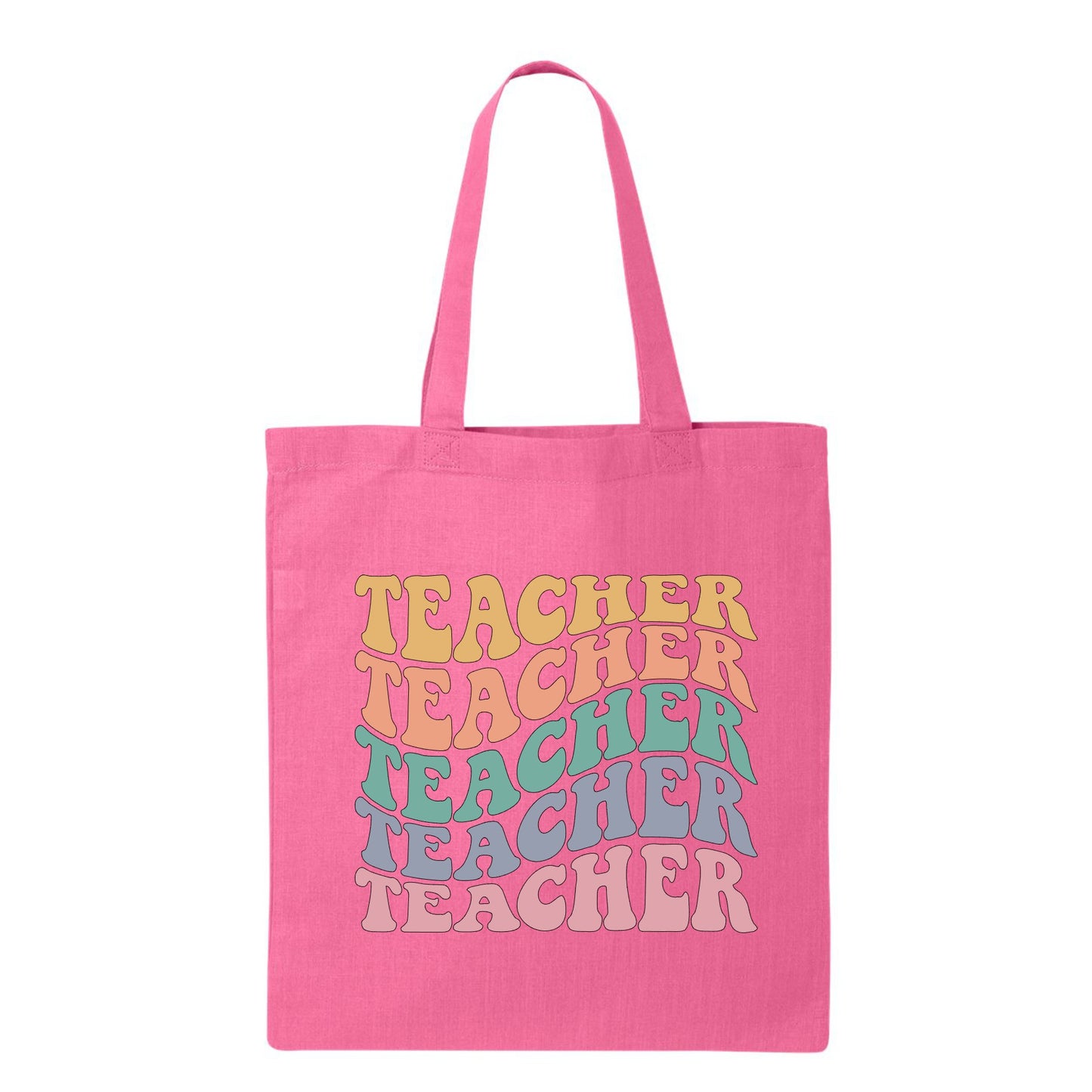 Retro Teacher Tote