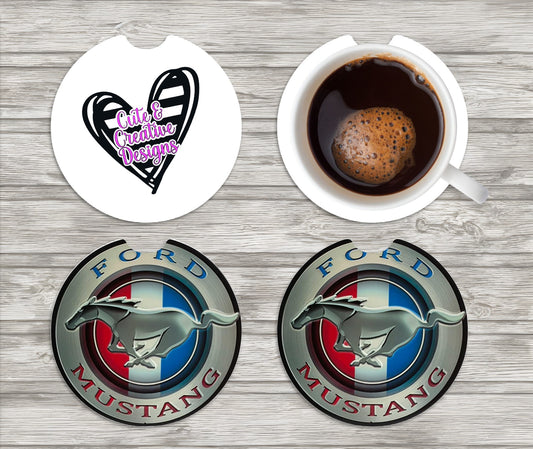 Ford Mustang Car Coasters