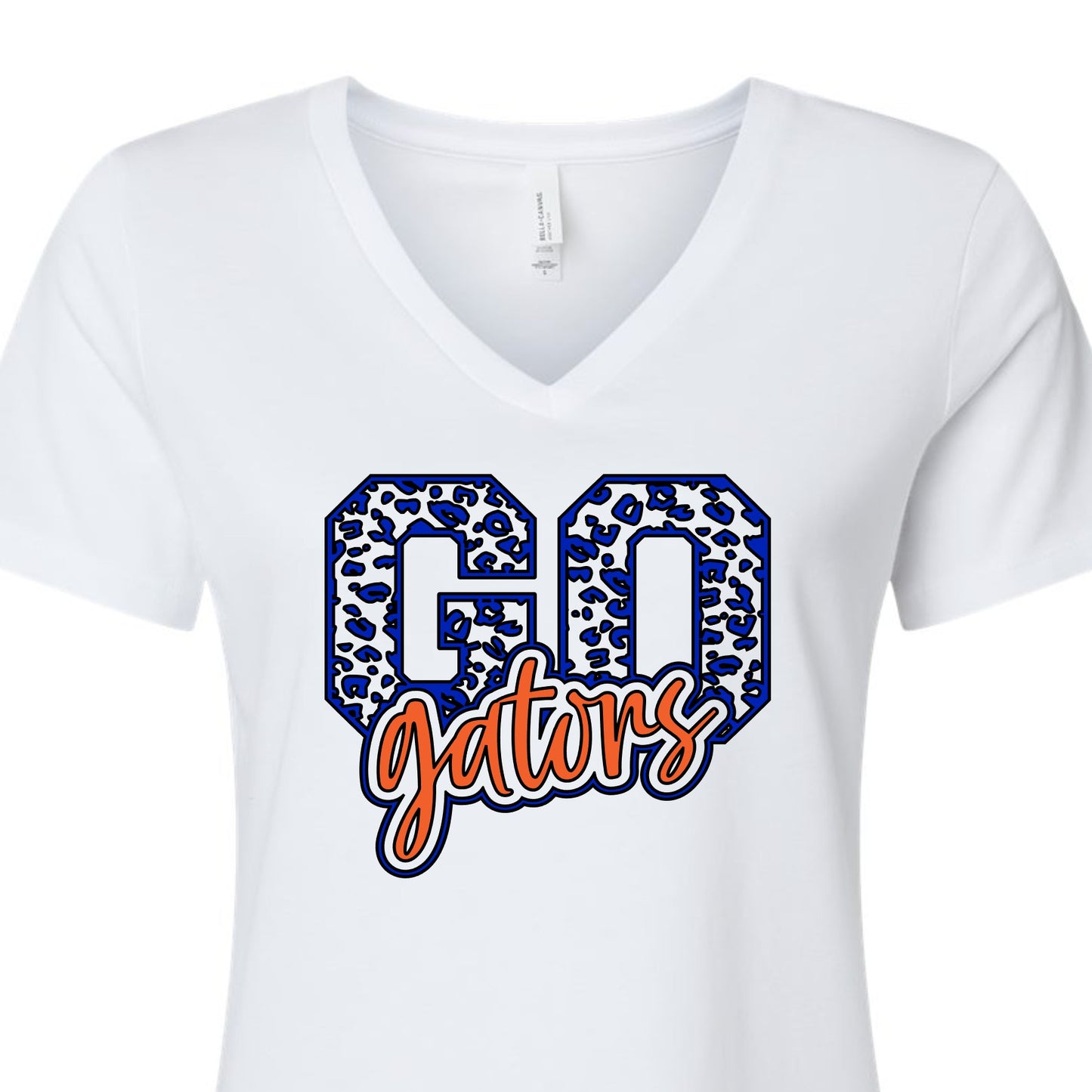 Go Gators Leopard VNeck