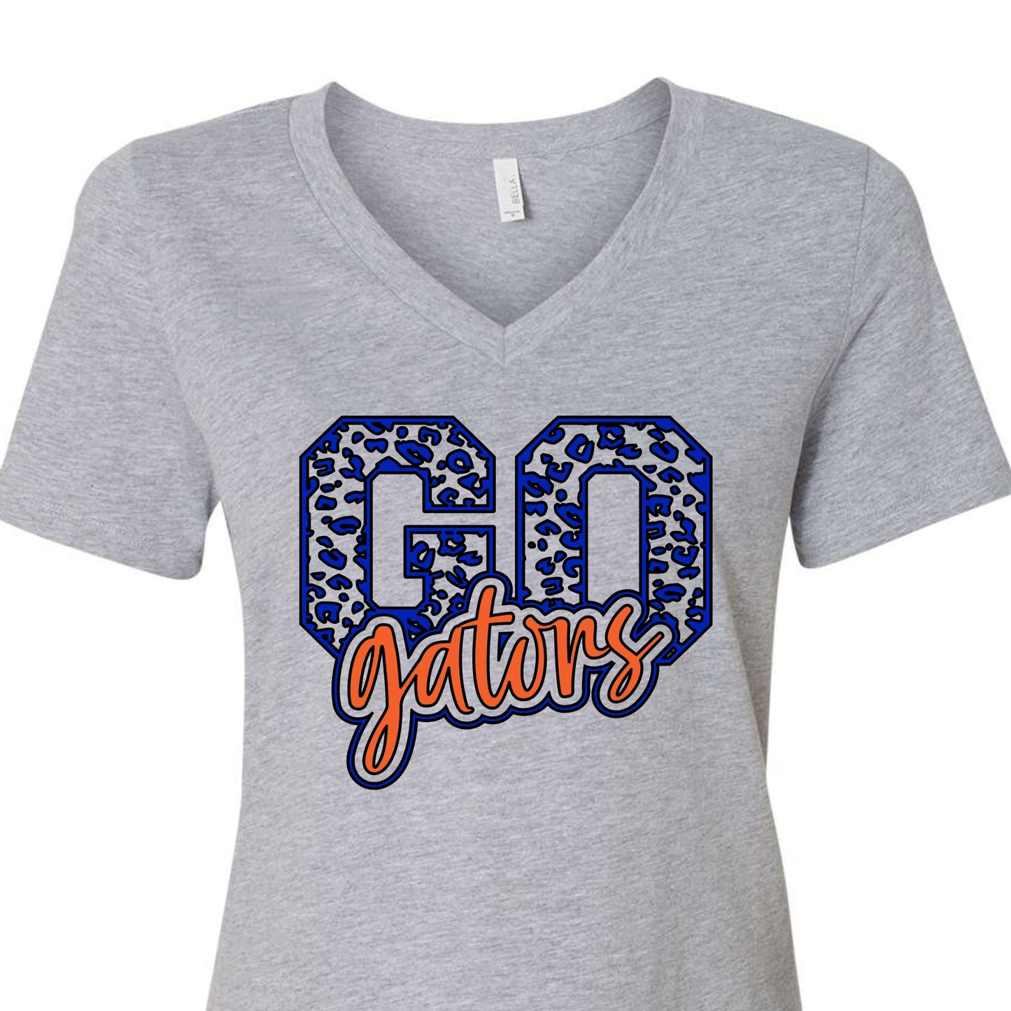 Go Gators Leopard VNeck
