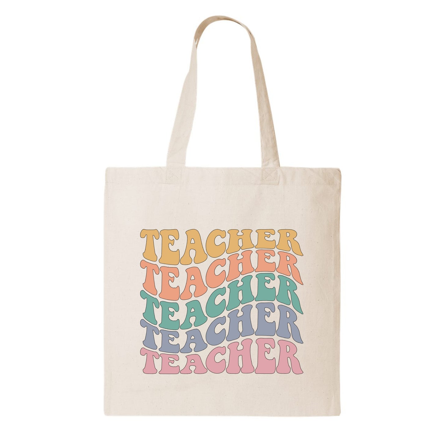 Retro Teacher Tote