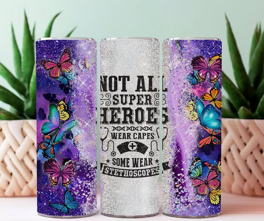 Butterfly Nurse Tumbler