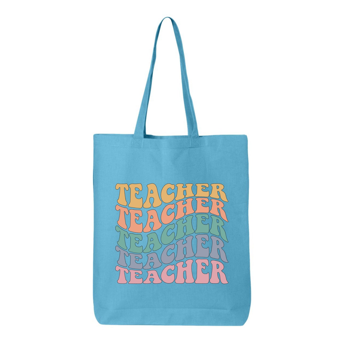Retro Teacher Tote