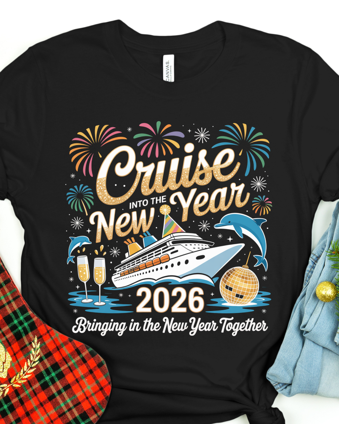 Cruise Into the New Year Together Fireworks